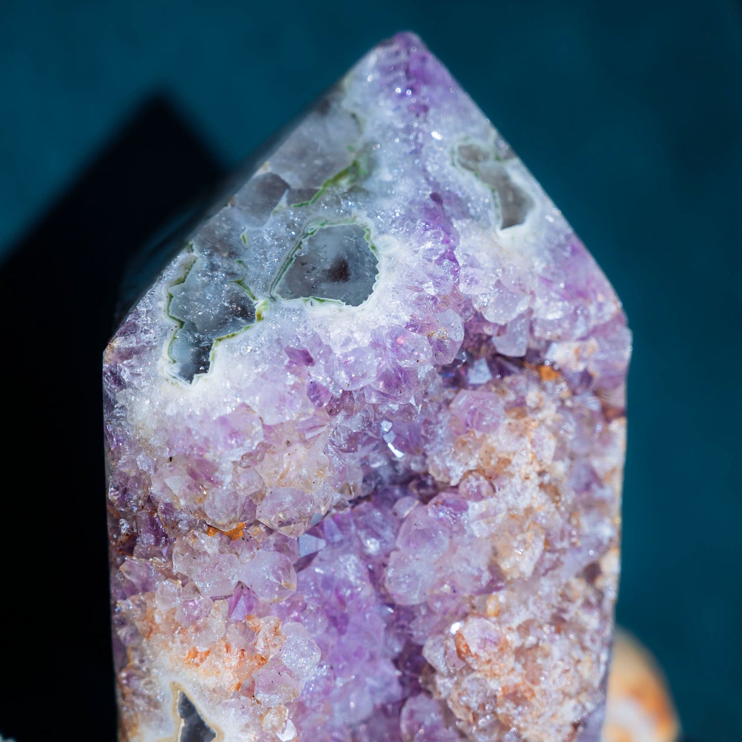 Pink Amethyst Druzy Point - Green House Store