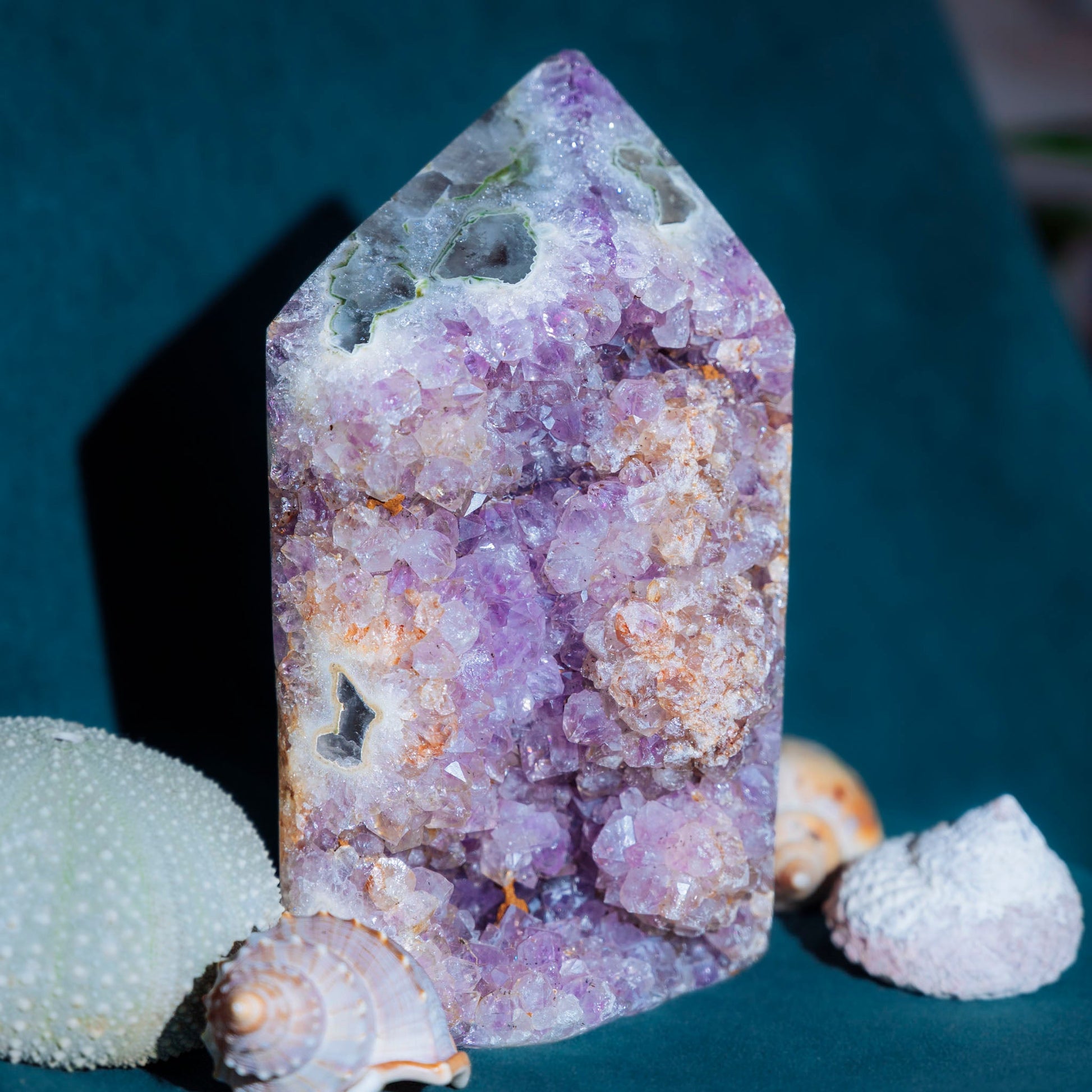 Pink Amethyst Druzy Point - Green House Store