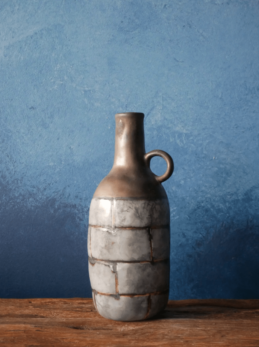 Rustic Taupe Vase - Green House Store