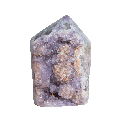 Pink Amethyst Druzy Point
